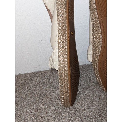 Cole Haan Espadrille Loafers Braided Knot Slip On Shoes Cream Size 6.5 NEW - Picture 12 of 12