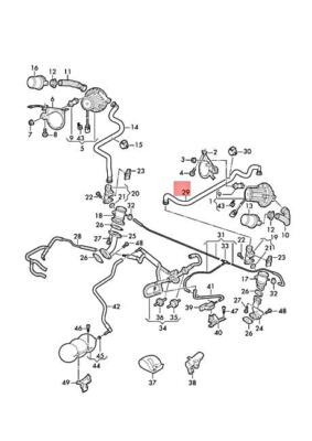 NEW AUDI R8 4S3 4S9 4SP 4SR CONNECTING PIPE LEFT 4S0131605B ORIGINAL