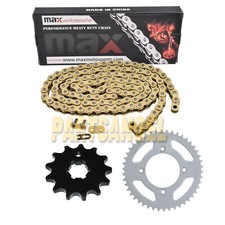 Drive Chain & Sprocket Kit for Yamaha TTR90 TTR90E 2000-2007 / TTR110E 2008-2020