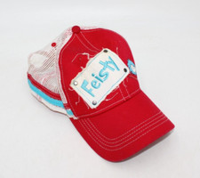Feisty Universal Studios Cat in the Hat Baseball Cap KIDS Youth Red White Thing