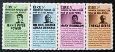 IRELAND 2023 WOMEN IN PUBLIC LIFE NEW ISSUE HORIZONTAL SE-TENANT STRIP OF 4 MNH.