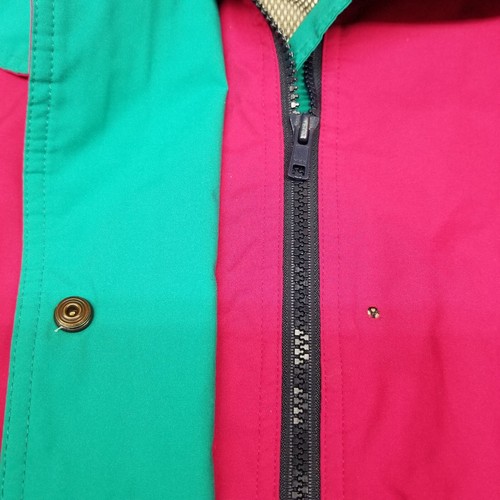 ✅VTG Eddie Bauer Jacket Pink Gore-Tex Windbreaker Women's LARGE Coat✅BROKEN SNAP - Picture 3 of 12