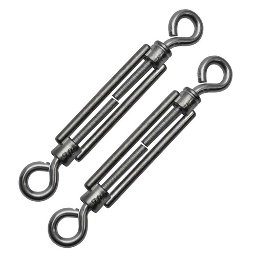 Spannschraube Stahl Spannschloss Seilspanner für Drahtseil Öse M5 x 70 - Bild 3 von 6