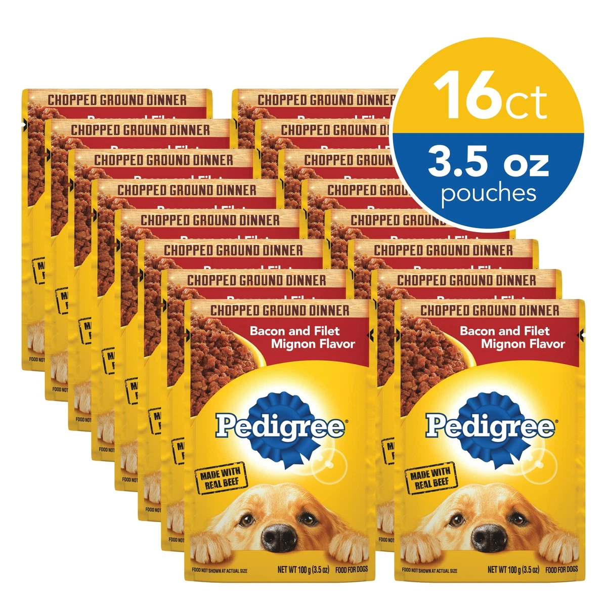 Pedigree chopped ground dinner with beef cheap