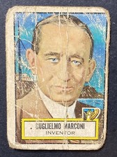 1952 Topps Look 'N See #69 Guglielmo Marconi PR