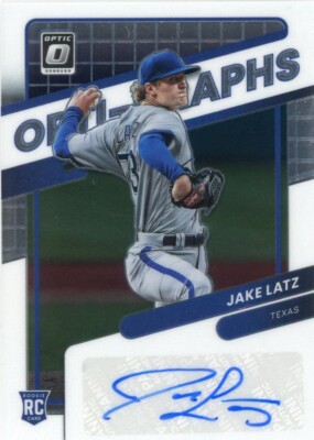 2022 Donruss Optic Rookie Opti-Graphs Jake Latz Texas Rangers #OG-JL MLB TX