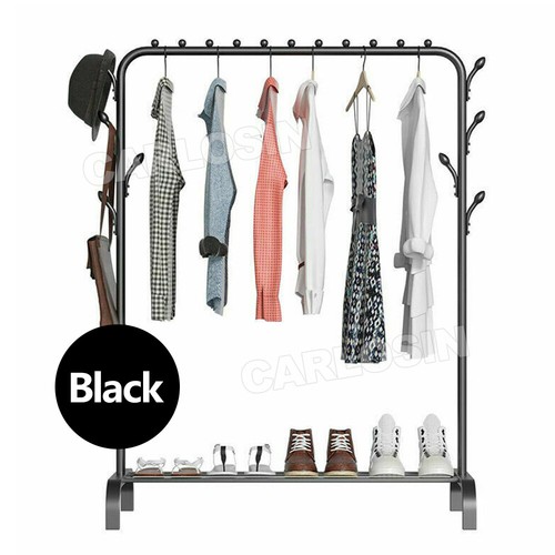 Heavy Duty Clothes Rail Rack Hanging Garment Display Stand Shoe Storage Shelf AU - Picture 11 of 12