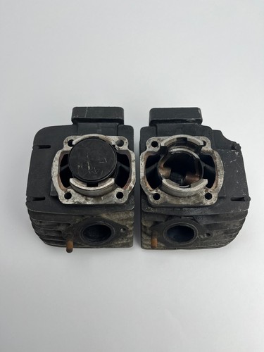 Yamaha RD250 RD 250 1A2 cylinder piston left right #16025 - Picture 2 of 18