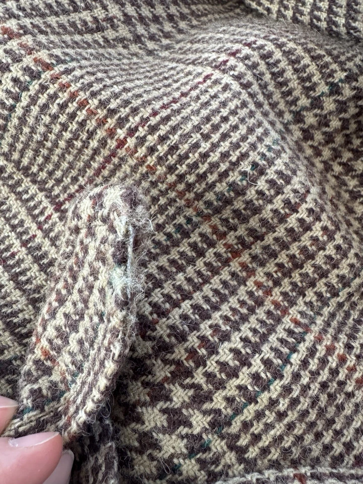 Abrigo de tweed con cinturón de lana talla 4 etiqueta negra usado 'Ralph Lauren Collection' Foto 3 de 4