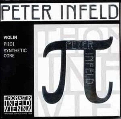 PI101 Peter Infeld Violin Sting Set by Thomastik - Chrome Steel Tin Plated E Str