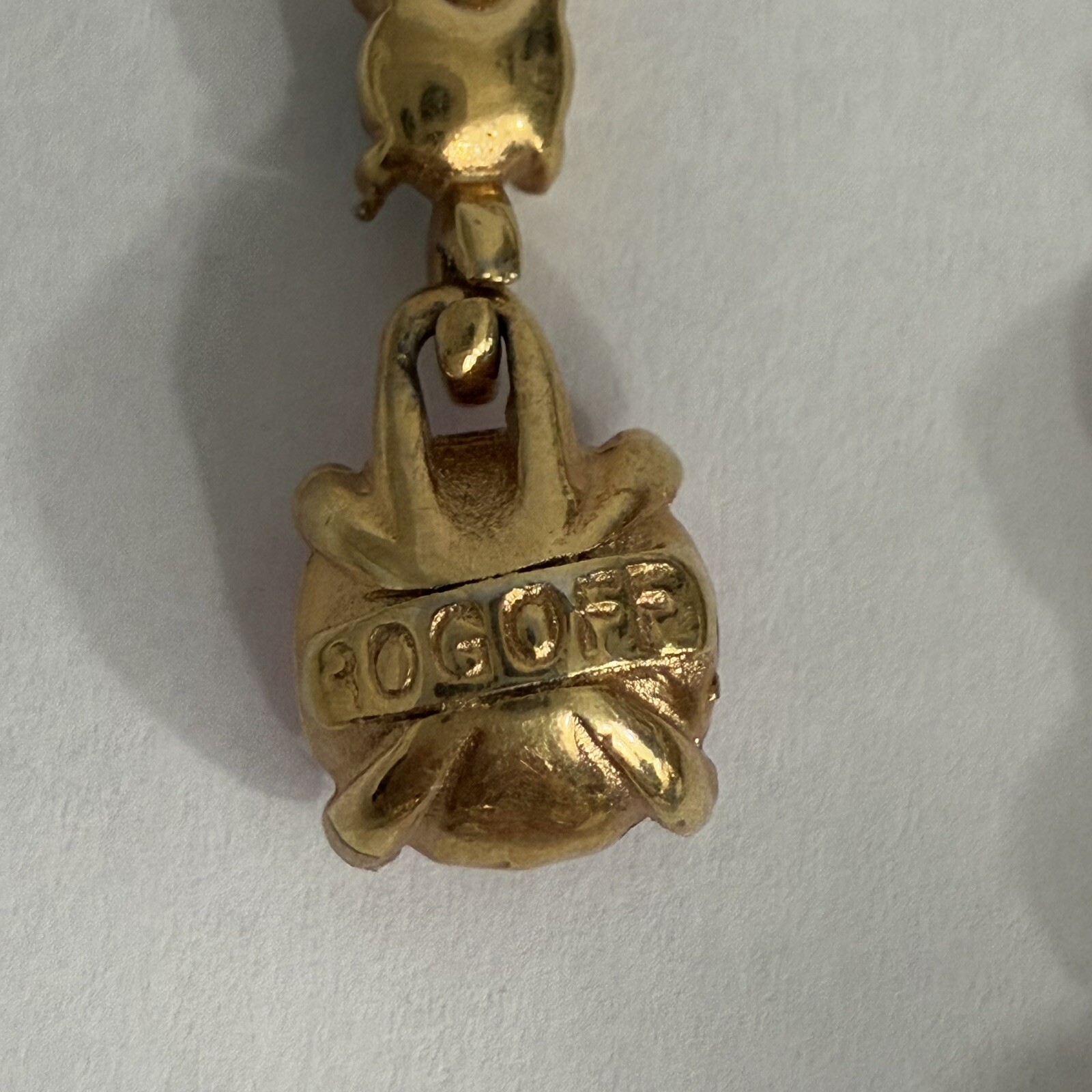 Vintage 1950s BOGOFF Signed Uranium Glass Pastel … - image 10