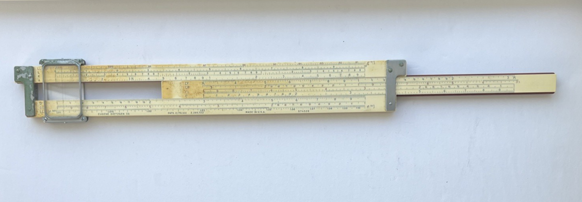 Eugene Dietzgen Maniphase Multiplex 1732 Decimal Trig Type Slide