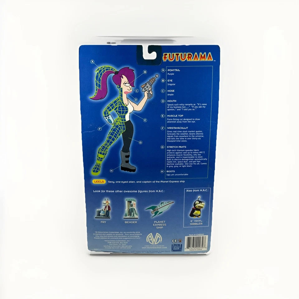 FUTURAMA LEELA Sculpted By Clayburn Moore Action Collectible 2000 Matt Groening - Image 2 of 2