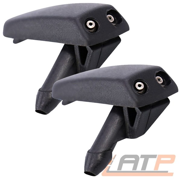 2X SpritzdÜSe Scheibenreinigung Vorne FÜR VW Scirocco 53 Transporter BUS T4-image
