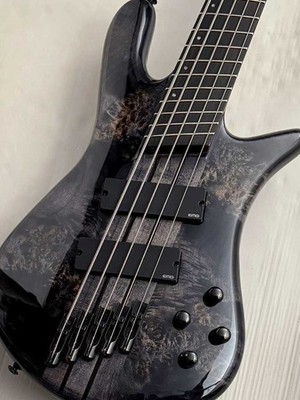 Spector NS Dimension MS 5 GROSS Translucent Black 5-String Bass Guitar