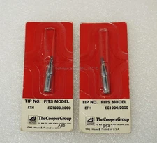 Two Weller Soldering Iron Tips, Type ETH fits EC1000,2000, NIB!