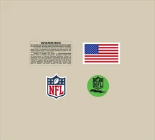 NFL Decal Bundle (Full-Size) for all Full-Size Football Helmets