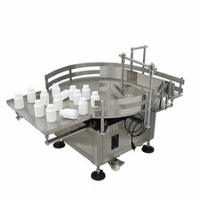 31.5" Automatic Bottle Organizer Bottle Accumulation Table Speed Adjustable 110V