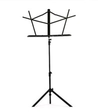Titan Portable Black Music Stand With Case Gigs Students NWOT