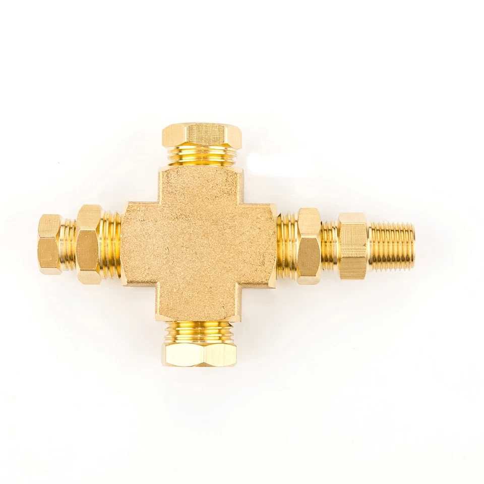 Adaptador Distribuidor Instrumentos de Temperatura de Presión de Aceite M14x1, 5 M11x1 para Saab Foto 2 de 4