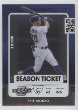2021 Panini Contenders Season Ticket Optic Pete Alonso #84 2qw