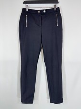 NEXT Tailoring Trousers Women's EUR 40 Slim Fit Stretch Zip Pockets