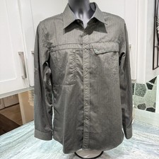 Oakley Shirt Men  s Size M Long Sleeve Regular Fit Button Up Green