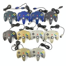 Nintendo 64 N64 Controller Lot of 10 Set Simple Tested As Is From Japan 2343 UT
