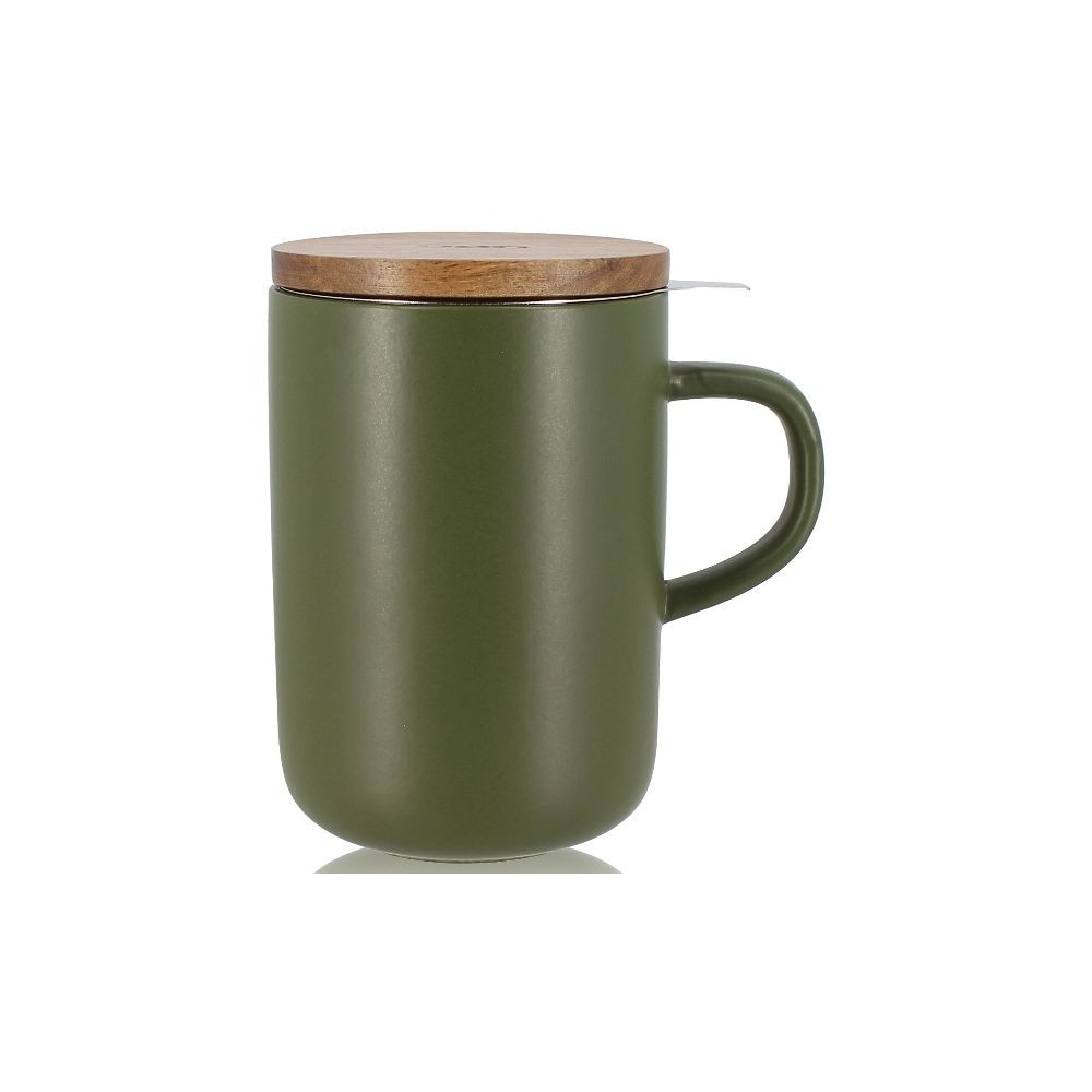 Tisanière 47,5 cl vert olive pour garder votre infusion au chaud