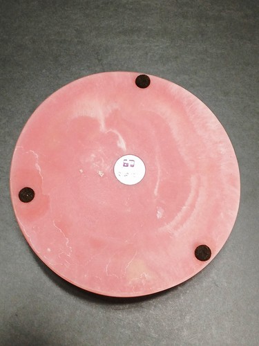 Vtg Incolay Pink Swirl Trinket/Powder Dish Stone Box Horse Signed Robert Nemith - Picture 11 of 17