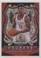 2020-21 Panini Prizm Draft Picks Crusade Ruby Wave Onyeka Okongwu #85 0w77