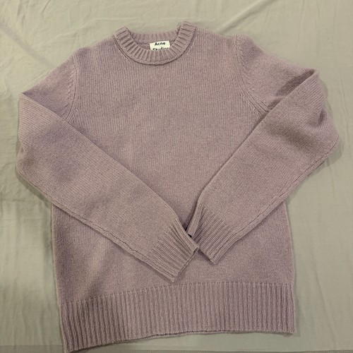 Acne Studios KAI Men’s Wool Knit Purple Sweater Size S 180/92A Good