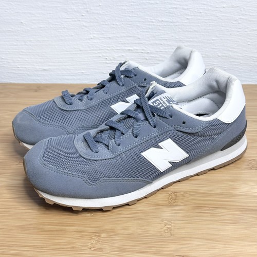 New Balance 515 Trainer Sneakers Gray White Boys 7 Women's 9 Athletic Sporty - Picture 5 of 8