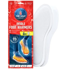 THE HEAT COMPANY Insole Foot Warmers - 6 Pairs - 9h Extra Warmth - X-Large