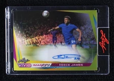 2022 Leaf Vivid Vivid Imagery Yellow /10 Reece James #VI-RJ1 Auto