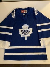 Nike Toronto Maple Leafs jersey signed by #19 Tom Fergus Authentic signature 
