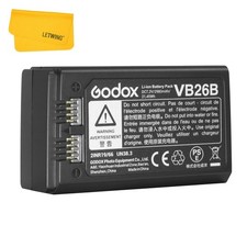 Battery Replacement For Godox V1 V860III AD100Pro Flash Speedlite VB26B VB26A
