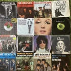 Vintage The Rolling Stones Beatles Vinyl 45 Records Lot Of 16 Picture Sleeves