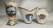 Beautiful Vintage Germany Bud Vases Lot Of 3 Including Sevelen Rheintal Suisse 
