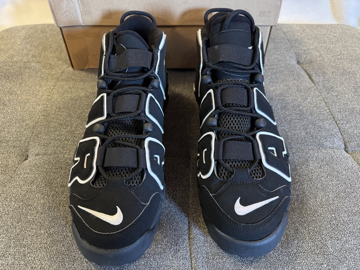 2010 Nike Air More Uptempo '96 black white size 11.5 Scottie