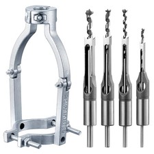 Gisafai Square Hole Drill Bit Adapter and Square Hole Drill Bit Set for Wood ...