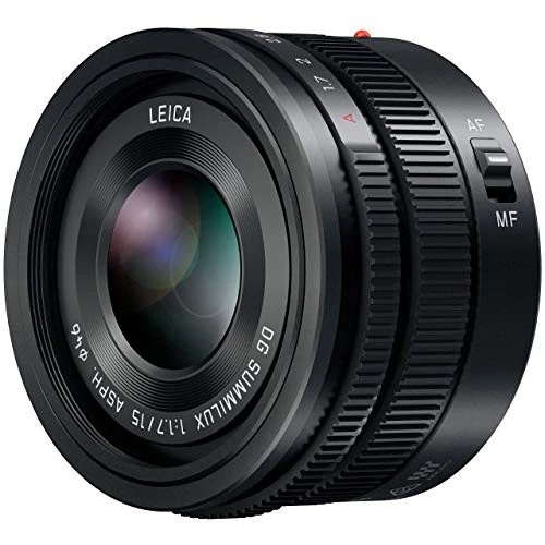 Micro Four Thirds Camera Lenses 15mm Focal f/1.7 Maximum Aperture
