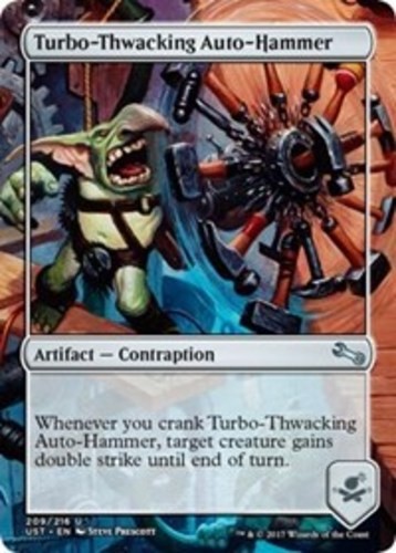 4x Turbo-Thwacking Auto-Hammer MTG Unstable NM Magic Regular - Picture 1 of 1