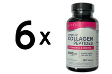 6 x NeoCell Super Collagen + Vitamin C & Biotin - 180 tabs (120,36 EUR/kg)