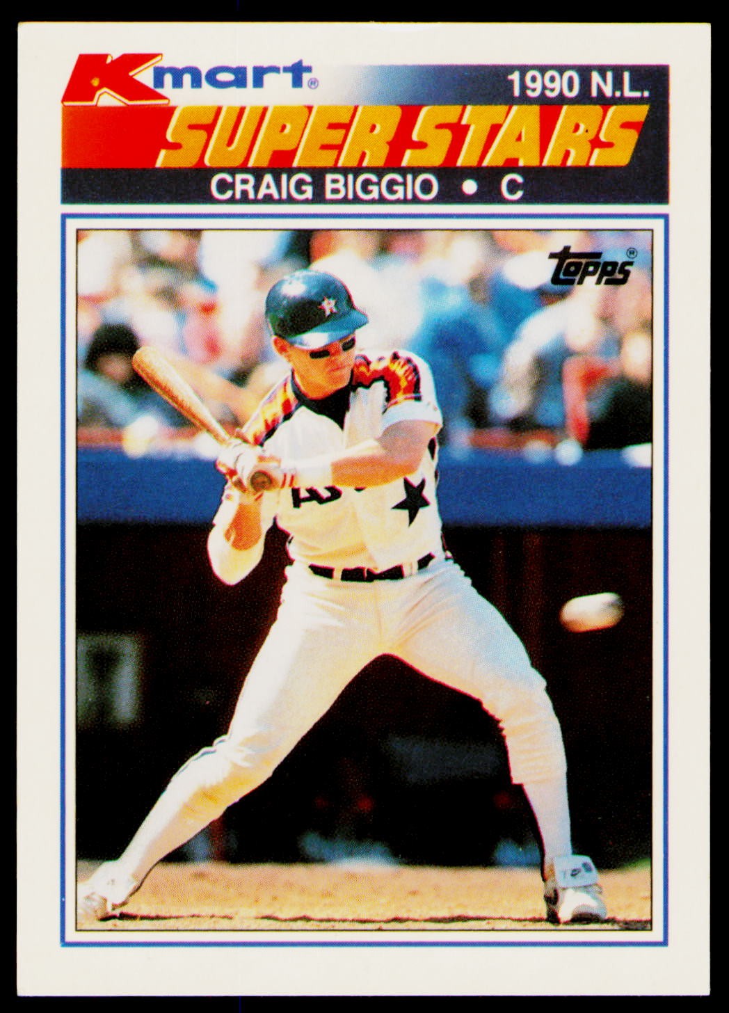1990 Topps Kmart Super Stars #8 Craig Biggio