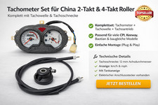 Tachometer Tachowelle Tacho Set für CPI Keeway Baotian China 2T Roller komplett