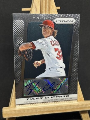 TYLER CLIPPARD 2013 PANINI PRIZM AUTO BASEBALL KARTE #TC - WASHINGTON NATIONALS