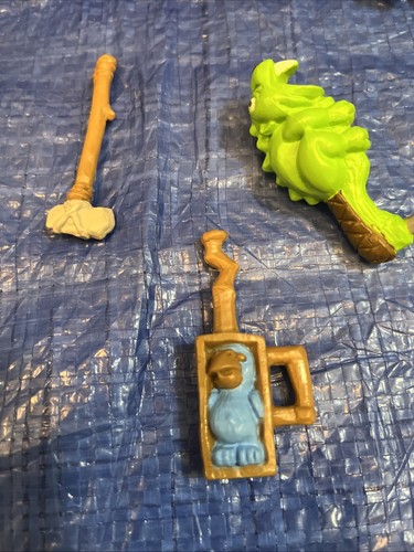 Collectible Figures From The Flinstones Movie BARNEY & FRED 1993 Complete - Picture 4 of 5