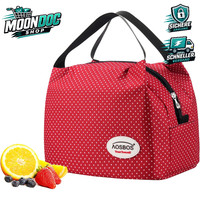 KüHltasche Faltbar 8,5L Isoliertasche Rot Mini Picknicktasche Lunchbag Damen