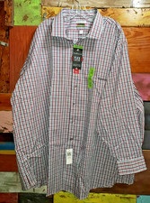  55 Van Heusen Comfort Performance Fit Stretch Striped Dress Shirt 20 34/35 NWT